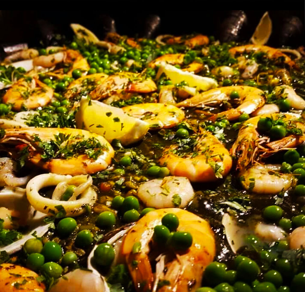 Paella Calamares en su Tinta