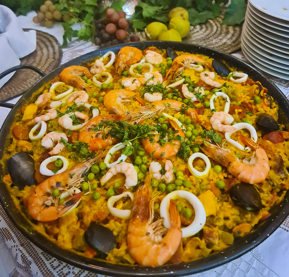 Paella Solo Mariscos